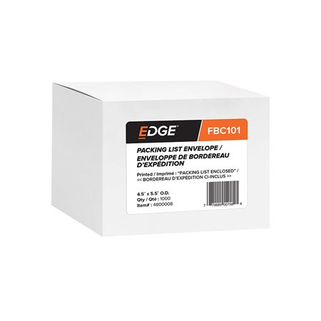 Enveloppes de bordereau d’expédition