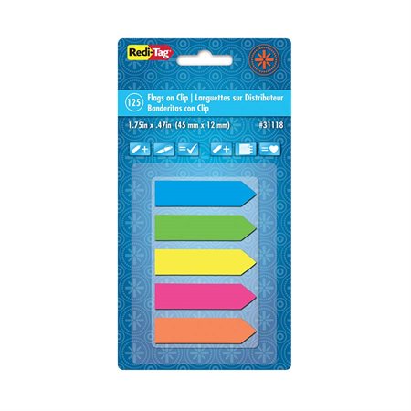 Languettes en mini-fléchettes avec pince SeeNotes