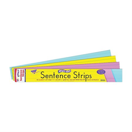 Bandes de phrases Wipe-off®