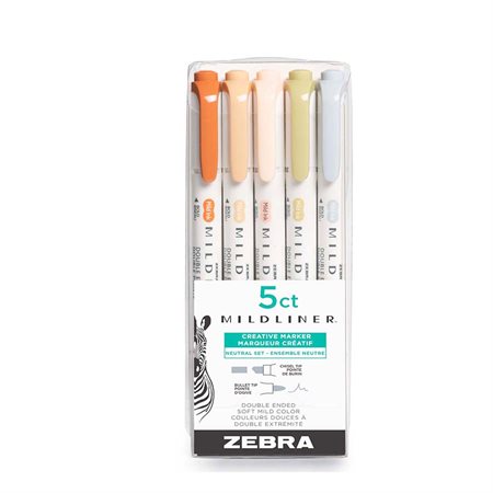 Surligneurs à double extrémité Mildliner
