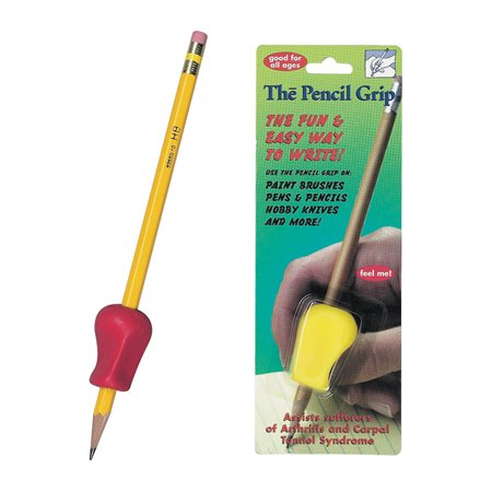 Prise ergonomique pour crayon catoutchoutée