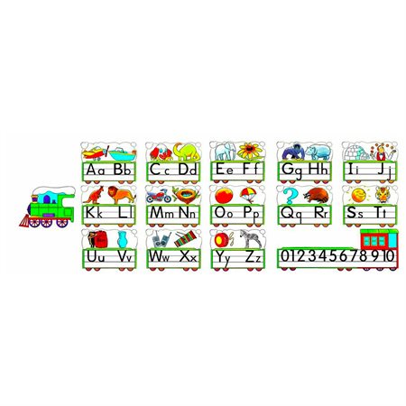 Train Bulletin Board Set