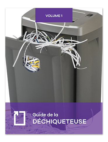 Guide de la déchiqueteuse